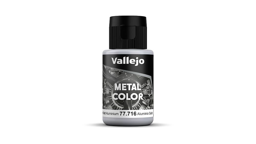 Vallejo 77716 Halbmattes Aluminium, 32 ml Metal Color NEU
