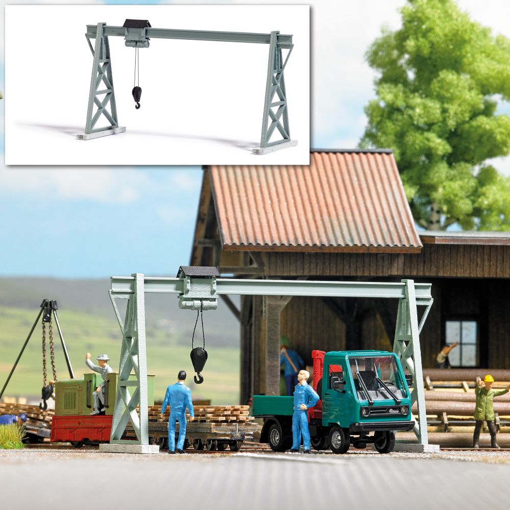 Busch 12375 Bockkran 1:87 Spur H0f Bausatz Neu OVP