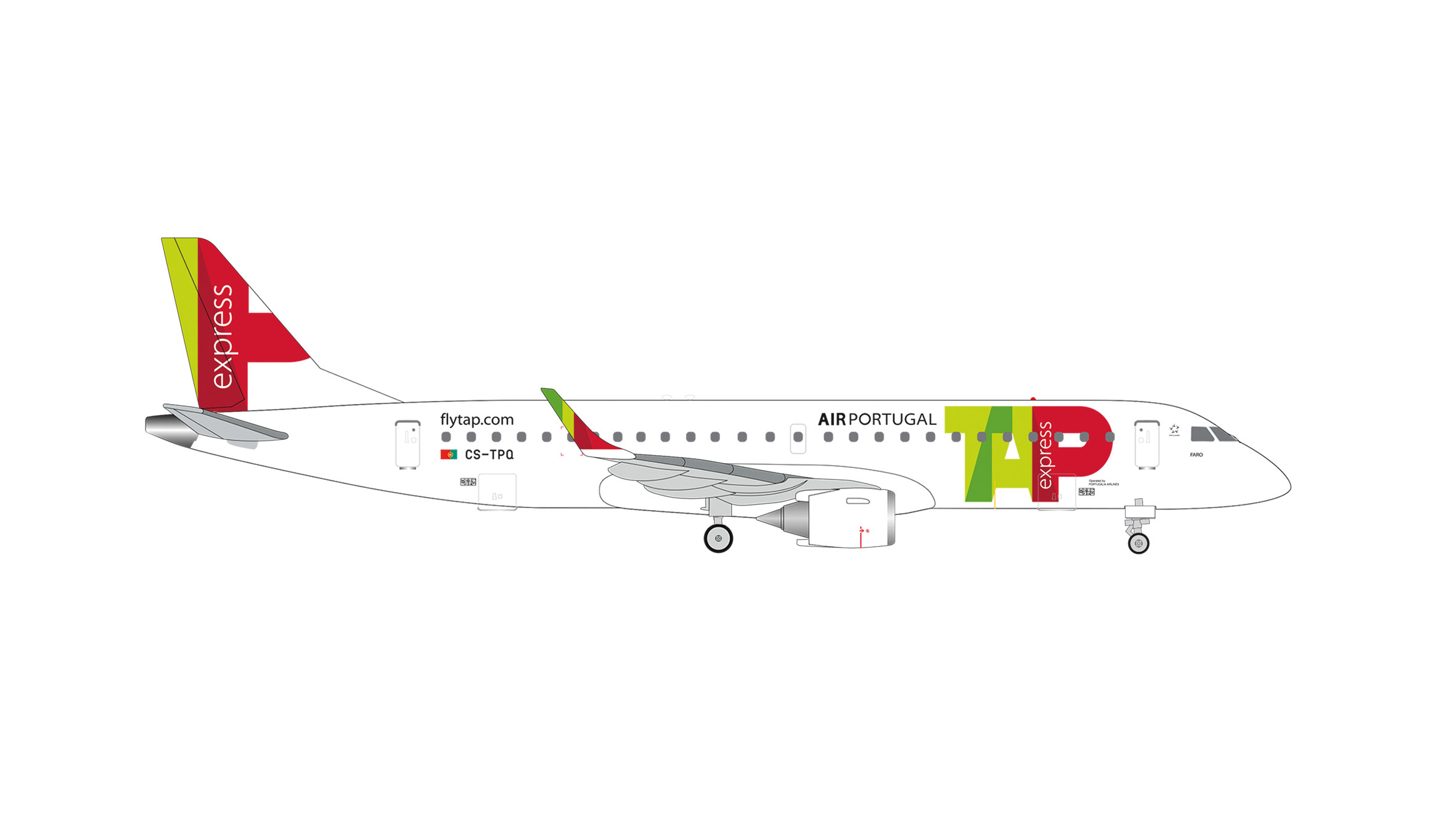 Herpa 539371 Embraer E190 TAP Express