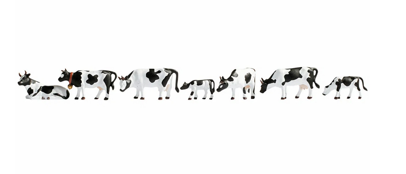 Noch 15721 Kühe schwarz-weiß 1:87 Spur H0 NEU OVP Tiere Figuren