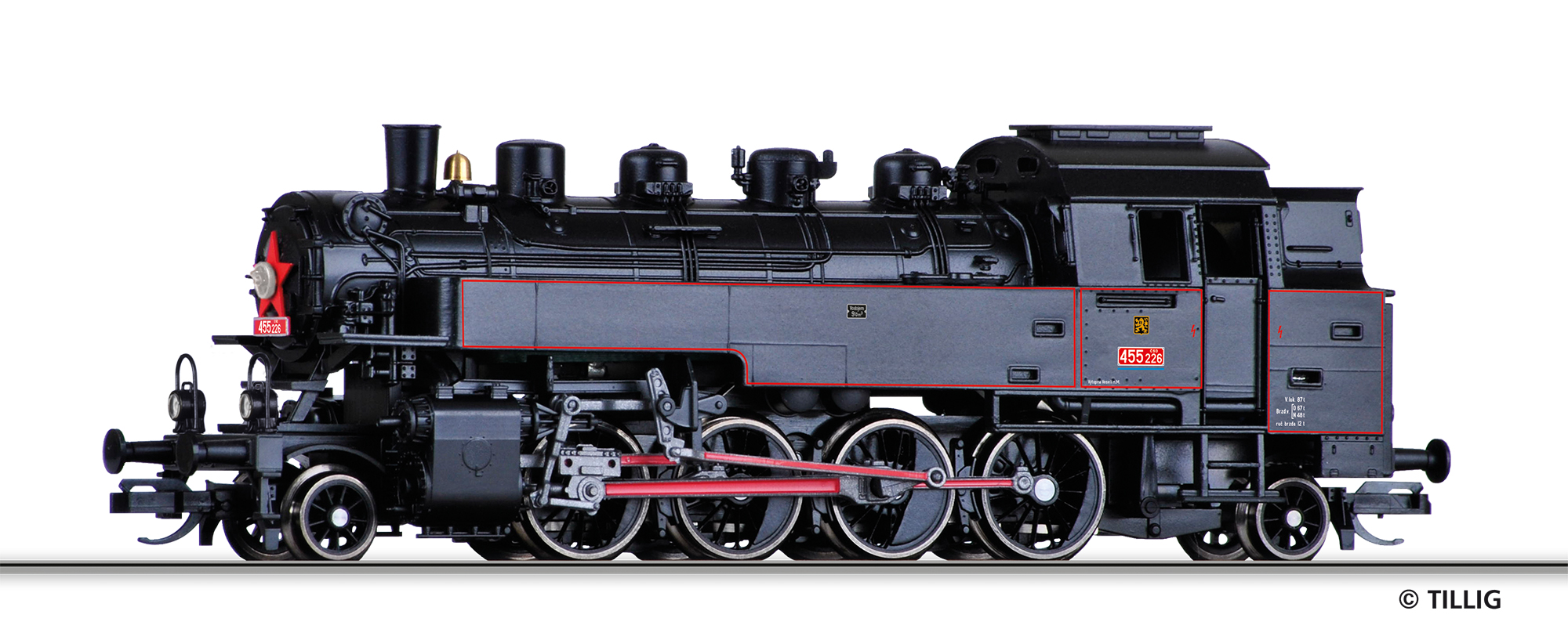 Tillig 02187 Dampflokomotive Reihe 455.2 der ČSD