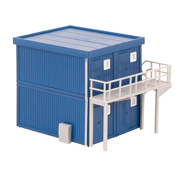 Faller 130134 4 Baucontainer, blau 1:87 Spur H0 Bausatz Neu OVP
