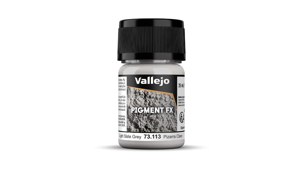 Vallejo 73113 Helles Schiefergrau, 35 ml Pigment NEU
