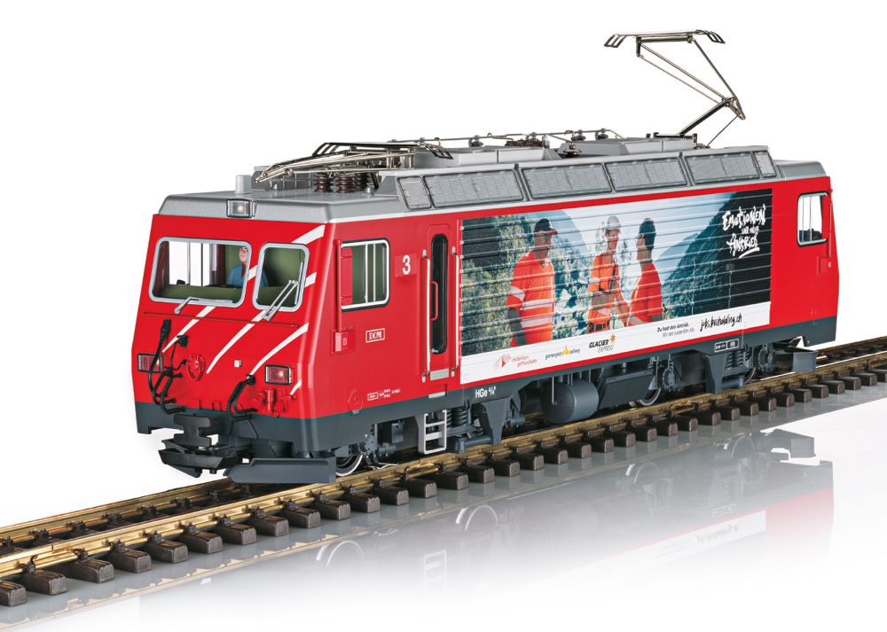 LGB 23105 E-Lok Nr. 3 "DOM" (HGe 4/4 II) MGB 1:22,5 Spur G NEU