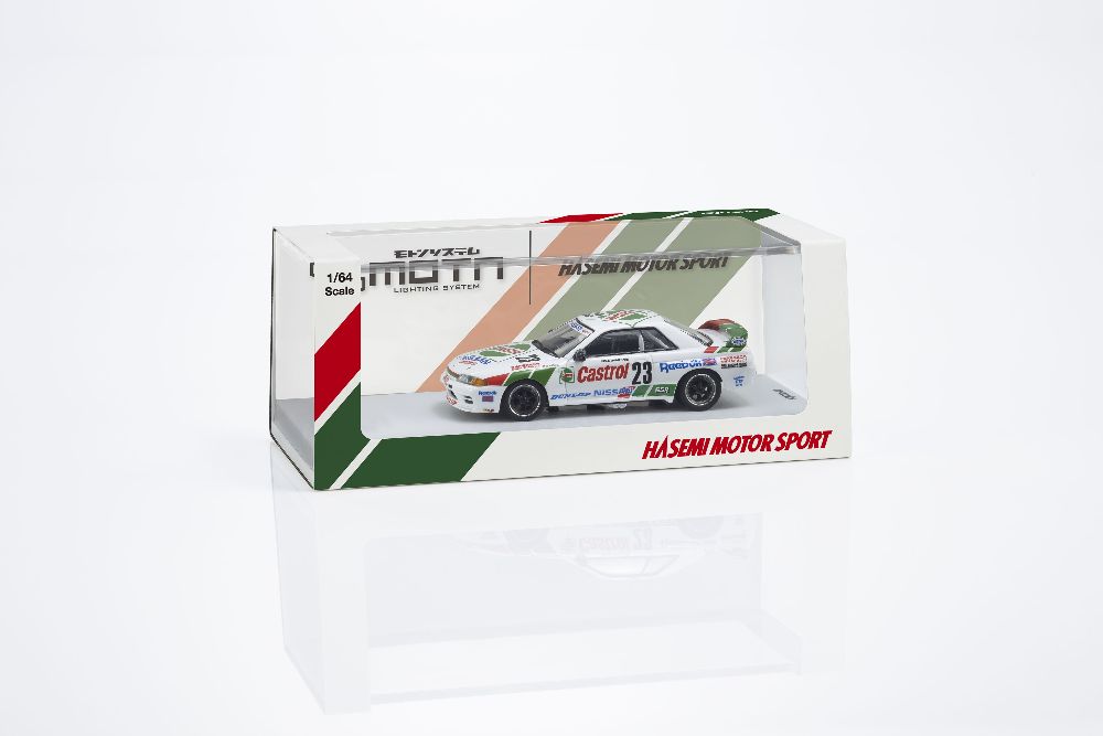 Kyosho 07012LC Castrol Skyline GT-R (R32) Gr.A 1990 #23 LED 1:64