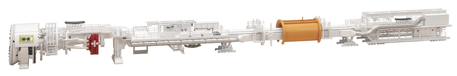 Faller 130900 Tunnelbohrmaschine Gripper-TBM 1:87 Spur H0 Bausatz