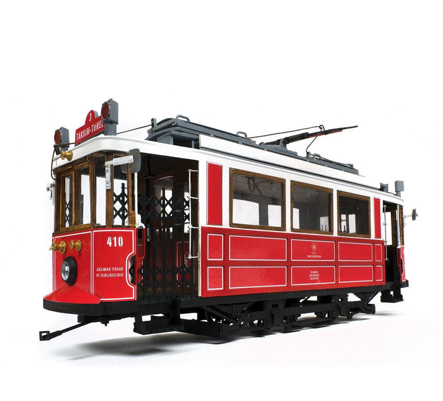 OcCre 53010 Istanbul Straßenbahn 1:24 Holzmodellbausatz NEU OVP