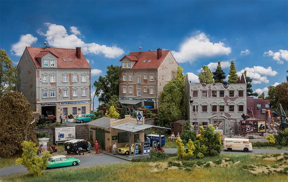 Faller 191772 Gebäude-Set 50er Jahre - 1:87 Spur H0 - Bausatz - Neu