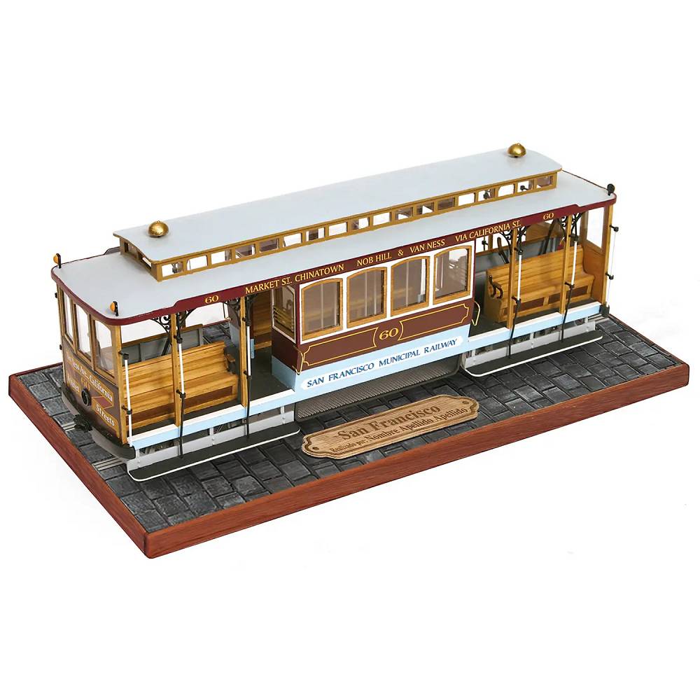 OcCre 53007 Straßenbahn/Cable Car San Francisco 1:24 Holzbausatz