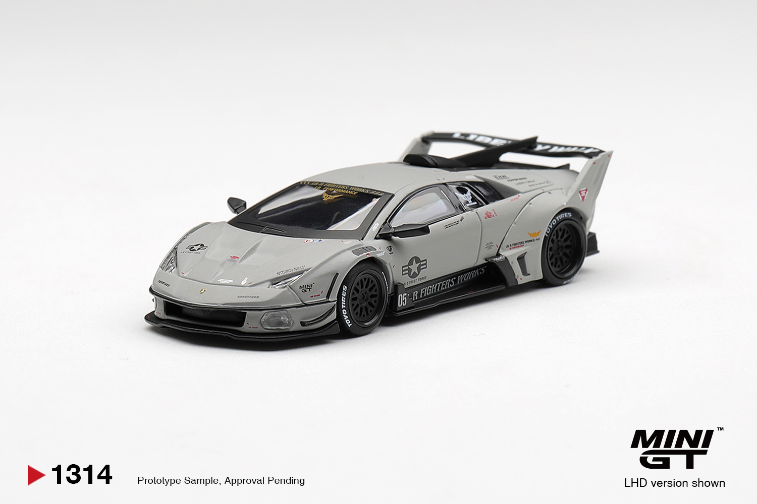 Mini GT 1314 1:64 LAMBORGHINI GT EVO LB SILHOUETTE WORKS MURCIELAGO