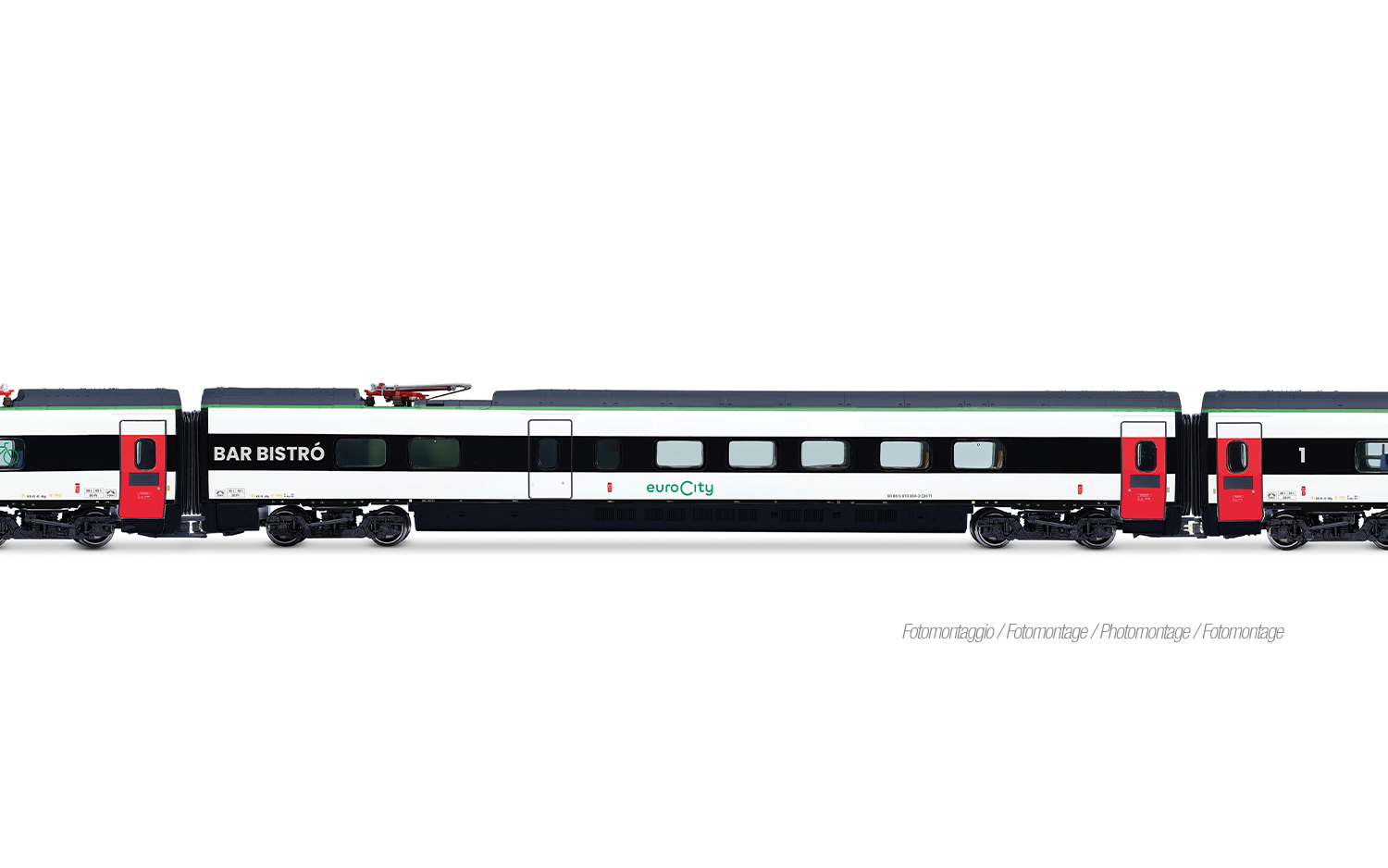 Lima HL4689 FS Trenitalia, 3-tlg. Zwischenset des ETR 610 in neuer EuroC