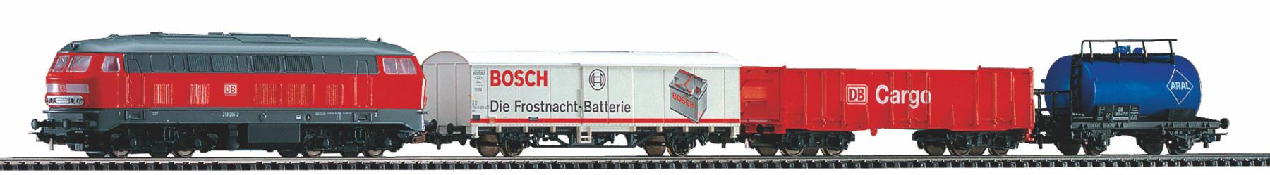 Piko 57154 Start-Set mit Bettung BR 218 DB Cargo 1:87 Spur H0