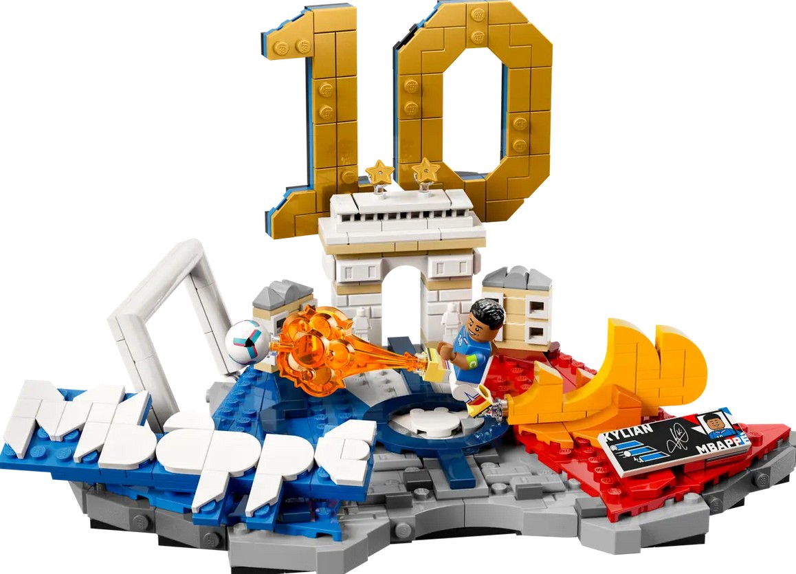LEGO 43013 EDITIONS Kylian Mbappé – Fußball-Highlights Bausatz