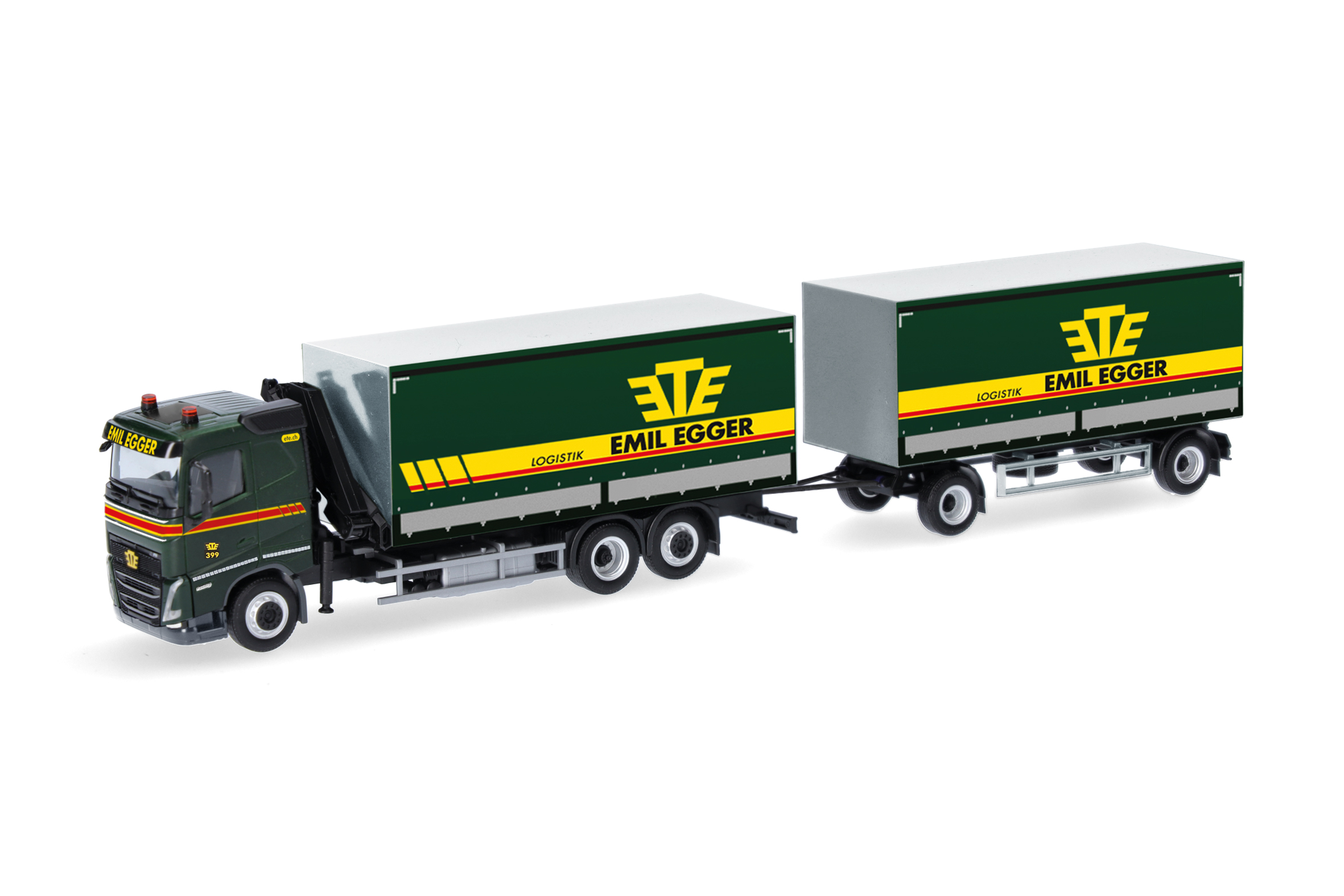 Herpa 320504 Volvo FH GL 2020 FD Planen-Hgz