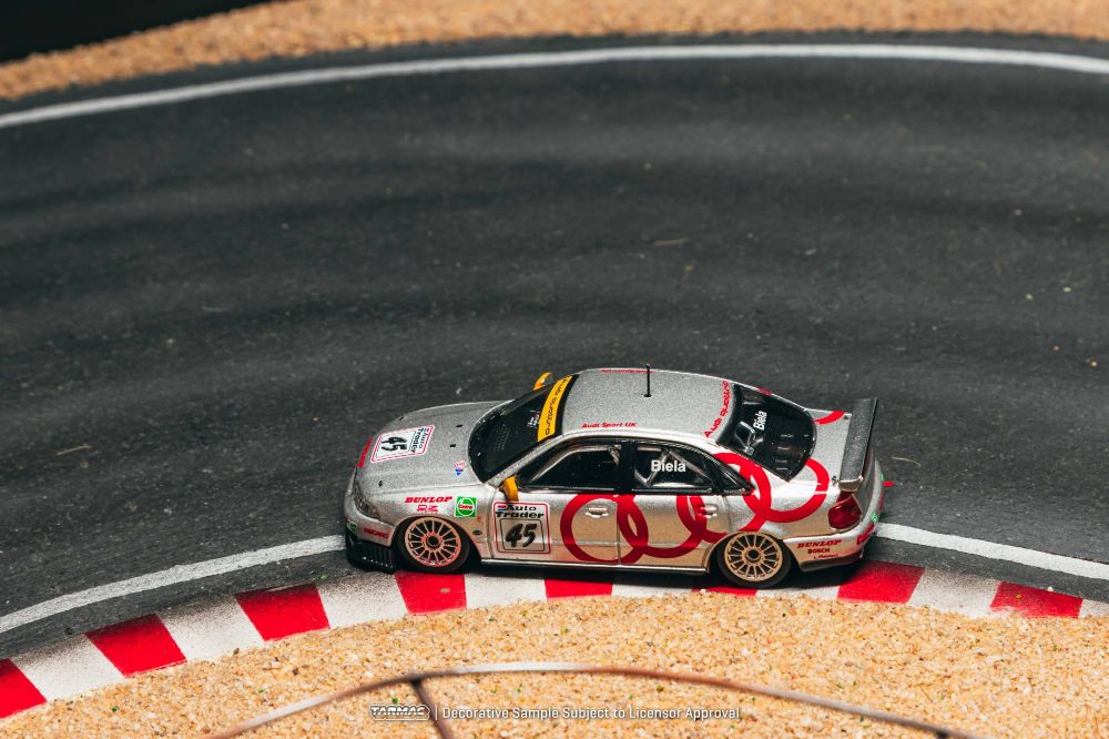 Tarmac Works T64-077-96BTC45 1:64 AUDI A4 QUATTRO FRANK BIELA BTCC CHAMPION 1996