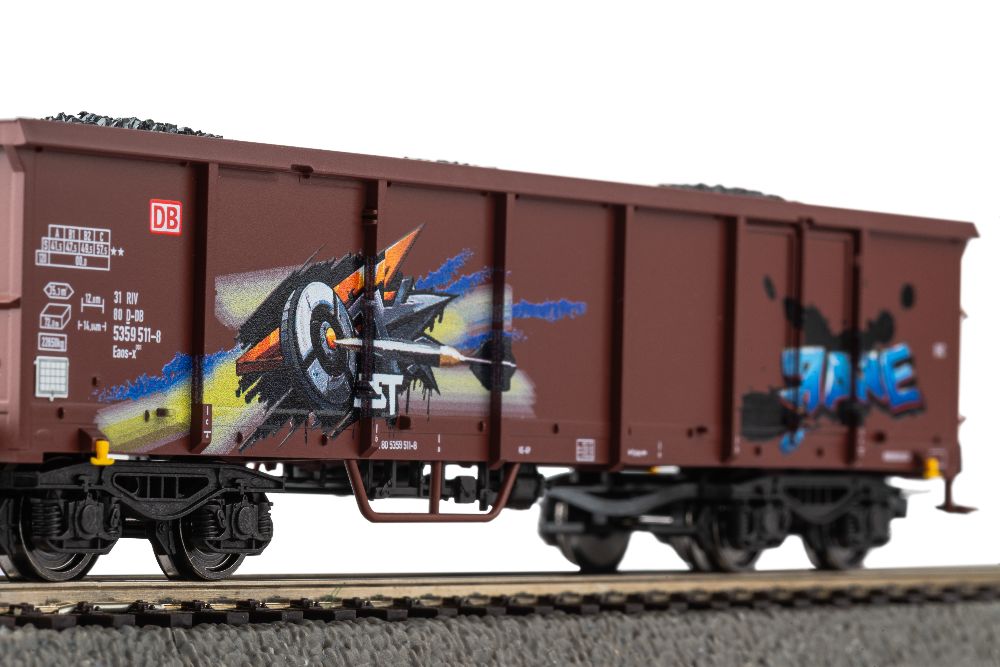 Piko 28338 2er Set Offene Güterwagen Eaos DB AG VI Spur H0