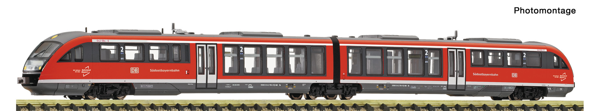 Fleischmann 7760016 Dieseltriebzug 642 213-2, DB AG