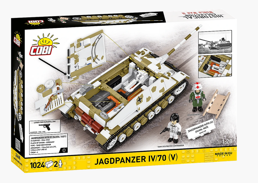 Cobi 2668 Jagdpanzer IV/70 (V) (Sd.Kfz.162/1) 1:28 Bausatz NEU