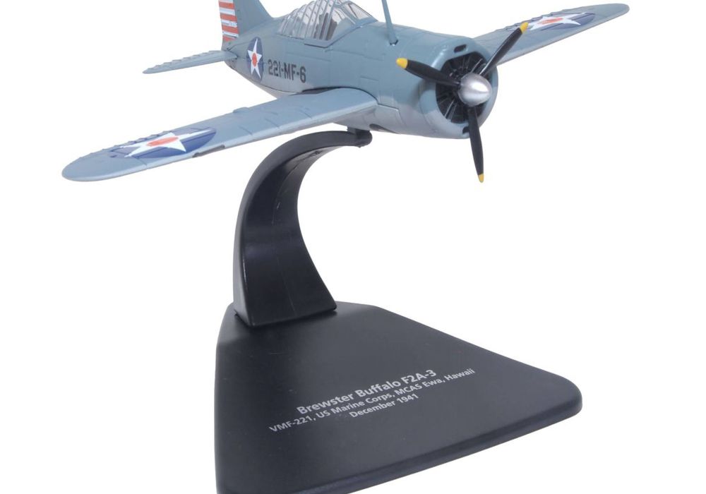 Herpa 81AC131 Brewster Buffalo VMF-221 USM Corps MCAS Ewa 1:72