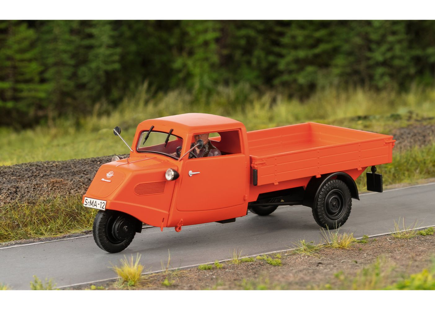 Märklin 18452 Dreirad Tempo Hanseat mit Pritsche 1:32 Spur 1 Neu