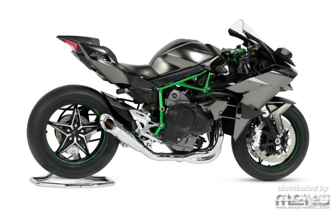 Meng Model MT-011s Kawasaki Ninja H2R 2018 (Pre-colored Edition) 1:9 NEU