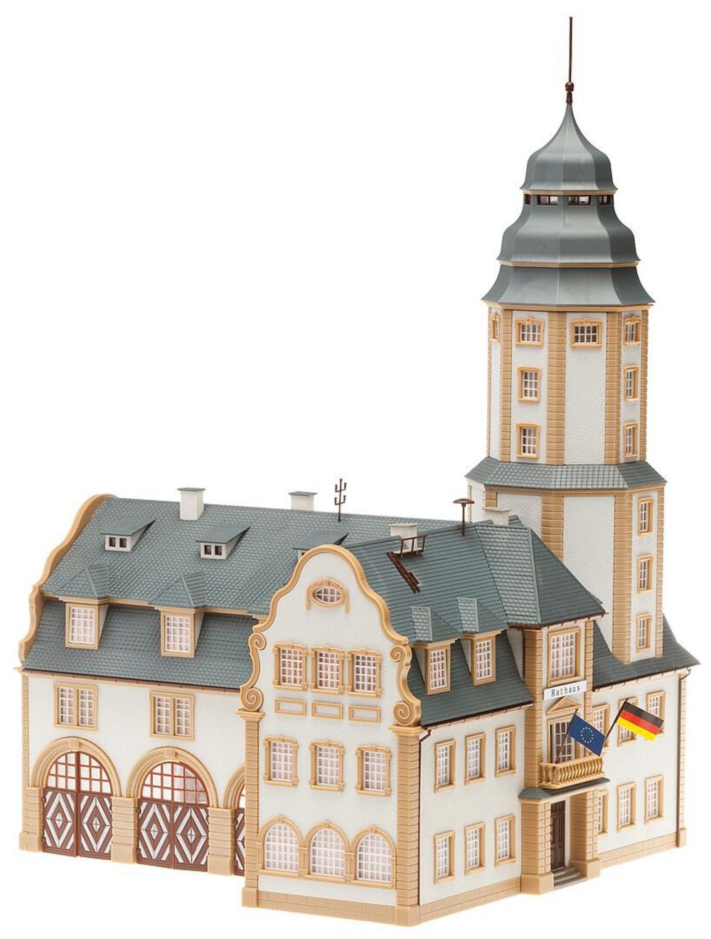 Faller 191835 Rathaus mit Feuerwache 1:87 Spur H0 Bausatz NEU OVP