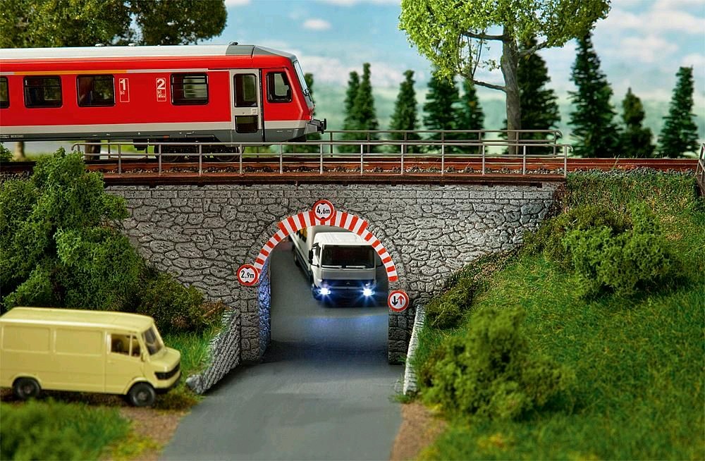 Faller 120498 Steinbogenbrücke 1:87 Spur H0 Bausatz Neu OVP