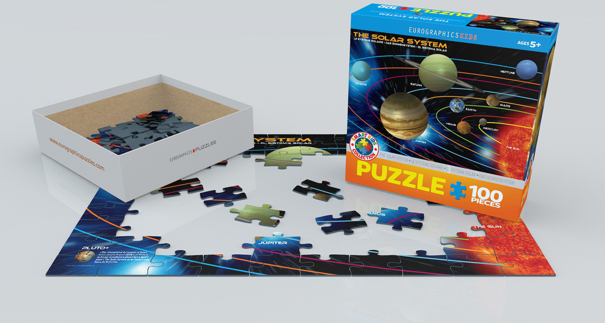 EUROGRAPHICS 6100-1009 Das Sonnensystem 100 Teile Puzzle