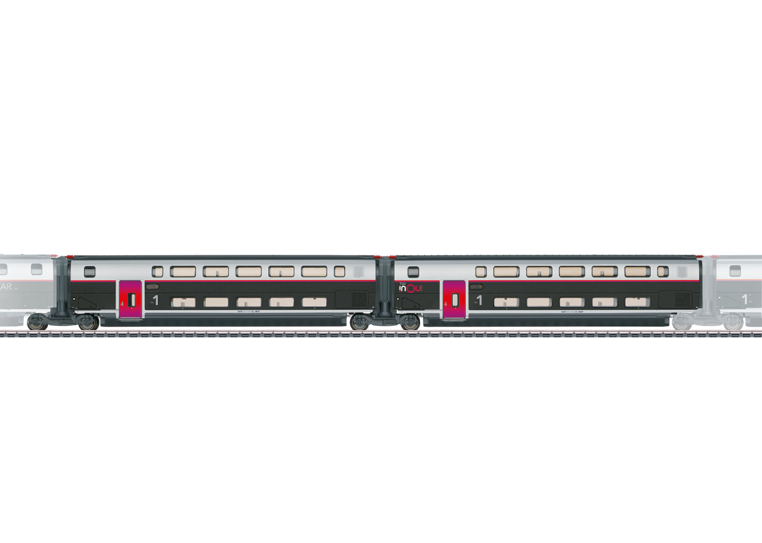 Märklin 43428 Erg.-Set 1 TGV inOui SNCF