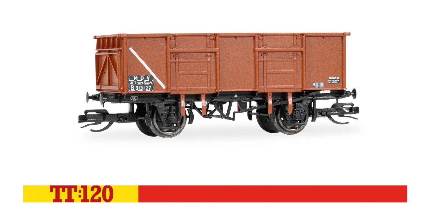 Hornby TT6039 BR - 21T Mineral Wagon - Triple Pack 1:120 Spur TT