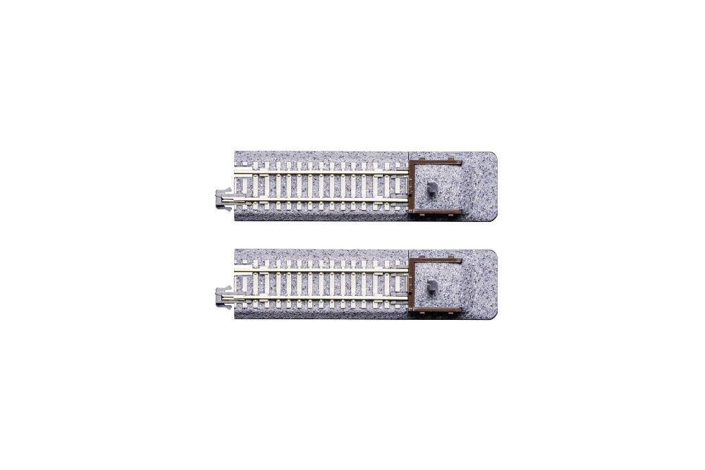 Kato 20-067 Gleis mit Prellbock, 62 mm, Betonschwelle Spur N