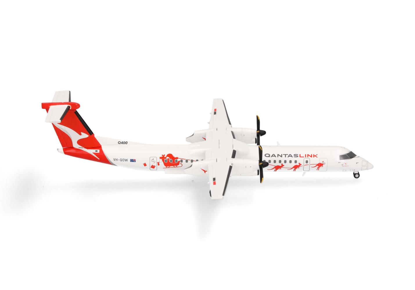 Herpa 573337 QantasLink Bombardier Q400 Dasher-8 1:200 Neu OVP