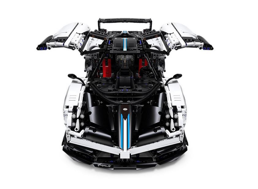 Jamara 402825 Pagani Huayra BC weiss Bricks 1:8 Bausatz Neu OVP