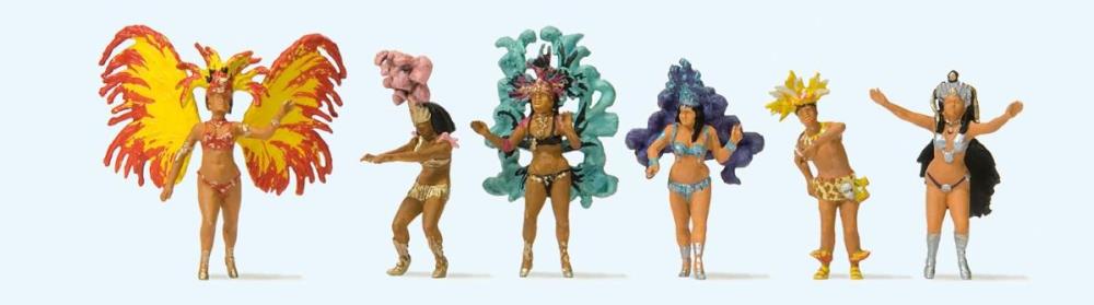 Preiser 24625 Samba Tanzgruppe
