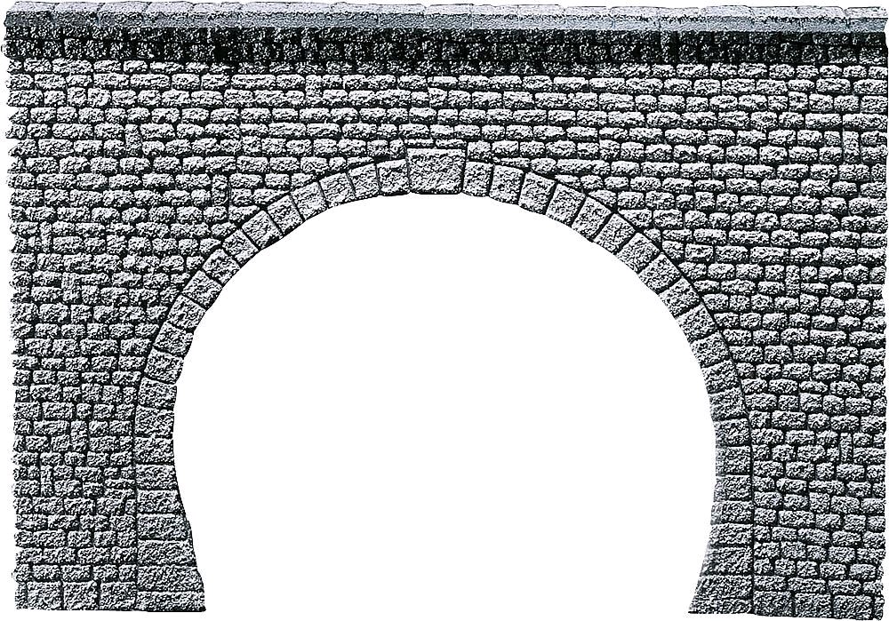 Faller 170881 Dekorplatte Tunnelportal Profi, Naturstein-Quader