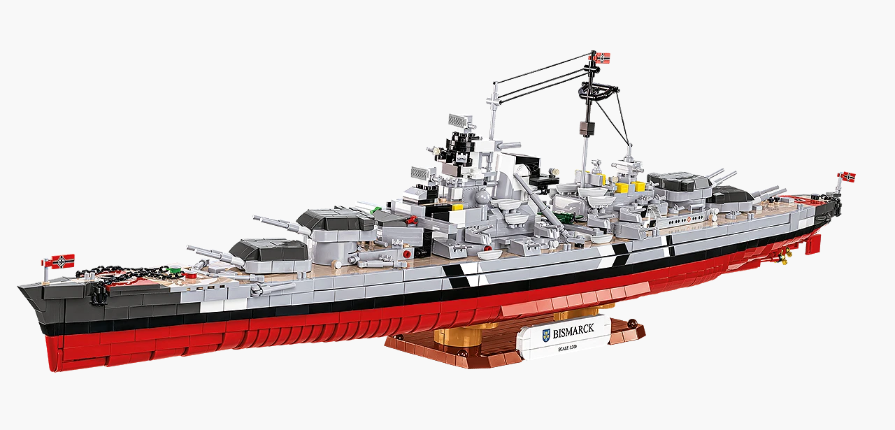 Cobi 4860 Battleship Bismarck 1:300 Modellbausatz NEU OVP Bricks