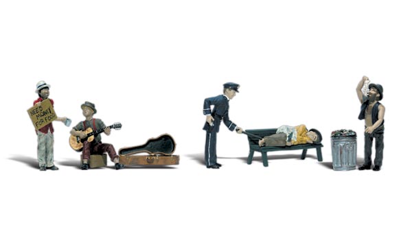 Woodland Scenics A2749 Parkpenner 1:45 Spur 0 Neu OVP Figuren
