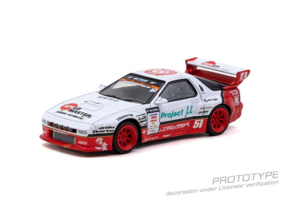 Tarmac Works T64-066-WA 1:64 MAZDA RX-7 (FC3S) PANDEM MASASHI WATANABE 2026