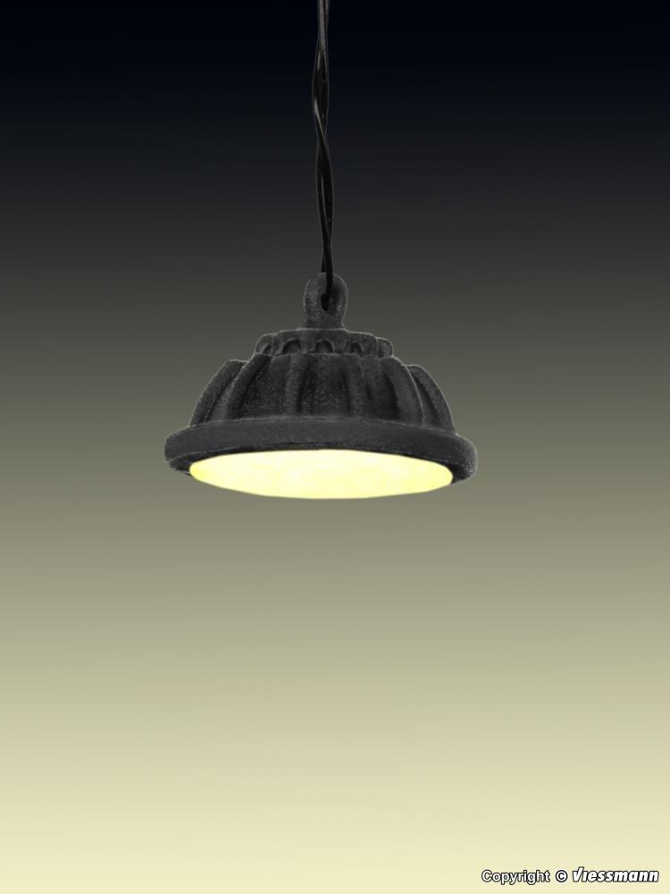 Viessmann 6100 Hängende Industrieleuchte LED modern warmweiß Spur H0