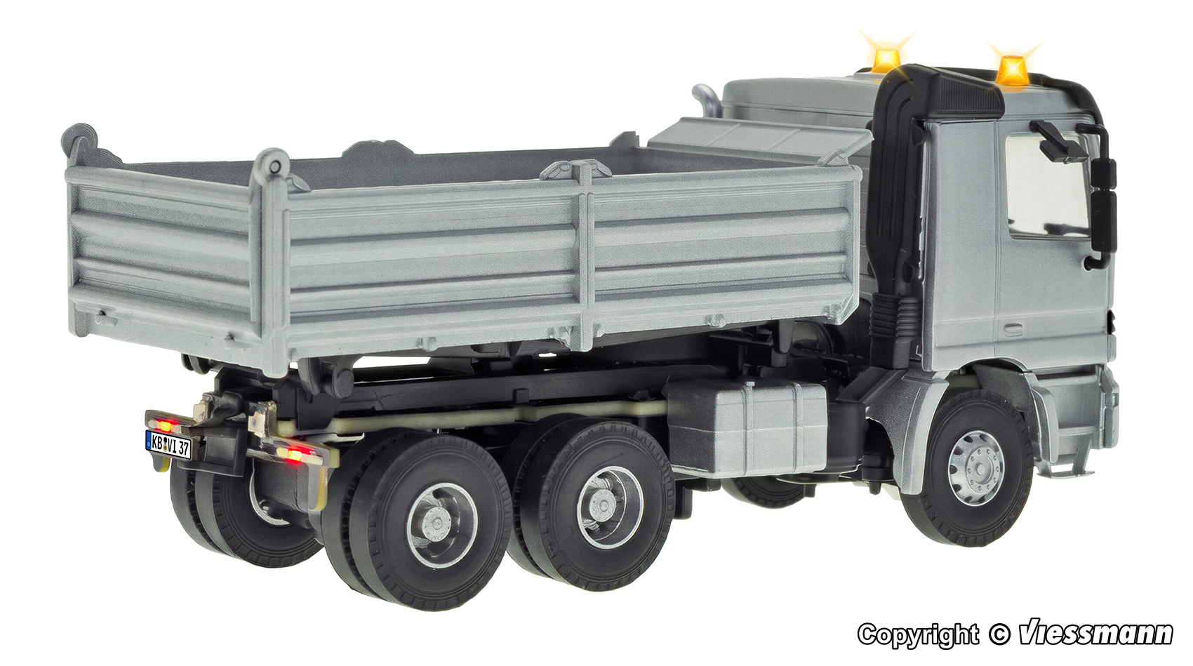 Viessmann 8037 MB ACTROS 3-achs Muldenkipper silber 1:87 Spur H0