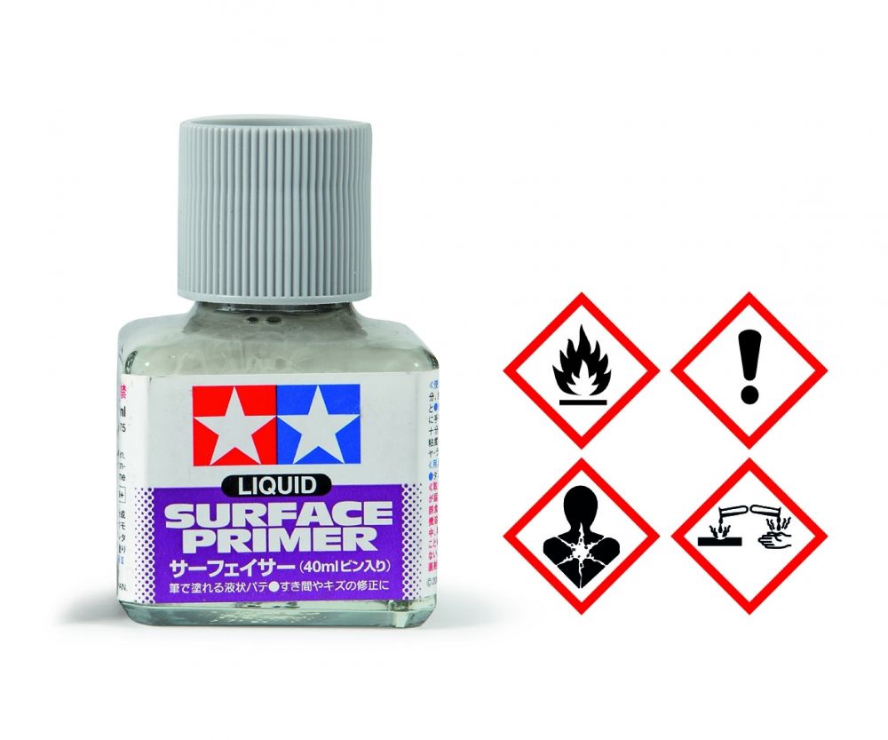 Tamiya 87075 Grundierung flüssig grau 40 ml NEU