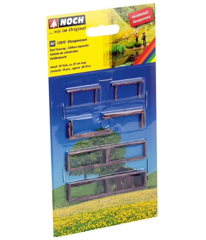 Noch 13015 Stangenzaun 18 Teile 1,4 cm hoch 1:87 Spur H0 NEU