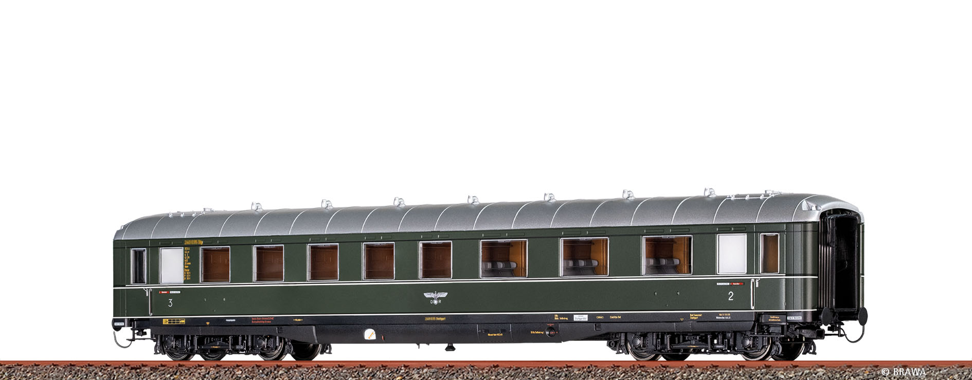 Brawa 58197 H0 Personenwagen BC4ü-39 DRG