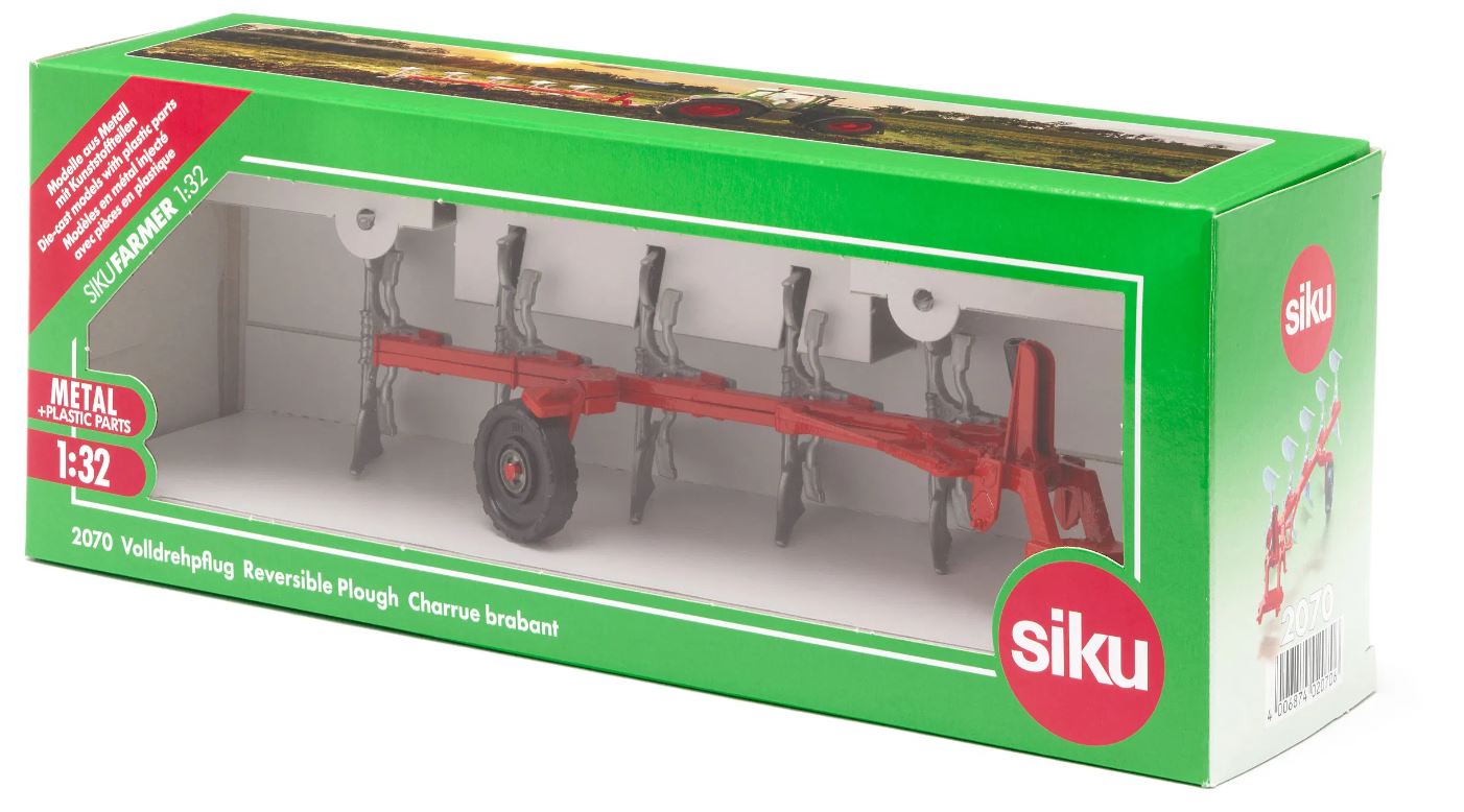 Siku 2070 Volldrehpflug 1:32 Spur 1 Standmodell Neu OVP