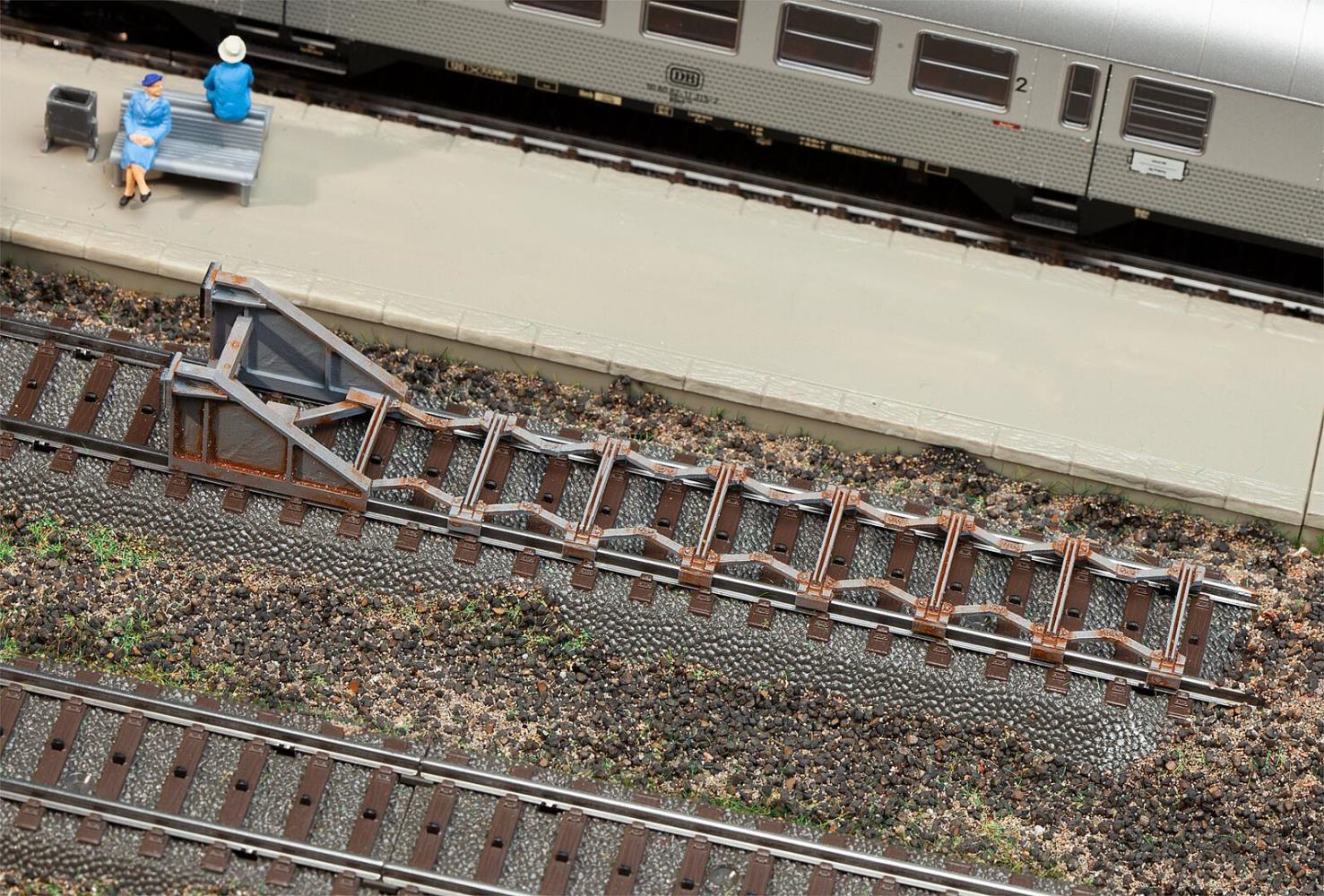 Faller 120322 2 Prellböcke mit Scherenbremsen 1:87 Spur H0 Bausatz
