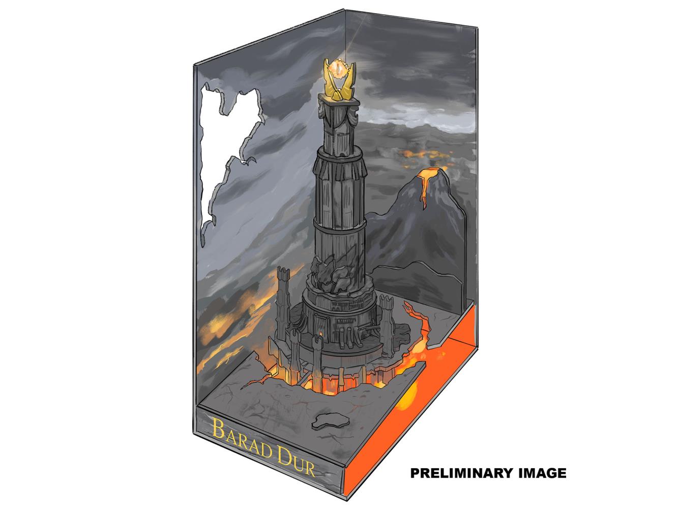 Revell 00537 Tiny Adventures - Herr der Ringe "Barad-Dûr" Bausatz