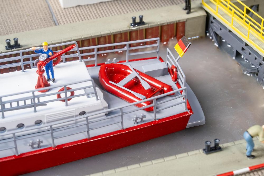 Faller 131016 Feuerlöschboot 1:87 Spur H0 Bausatz NEU OVP