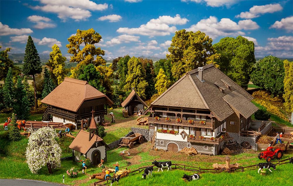 Faller 130677 Schwarzwald-Set Vogtsbauernhof - 1:87 Spur H0 - OVP