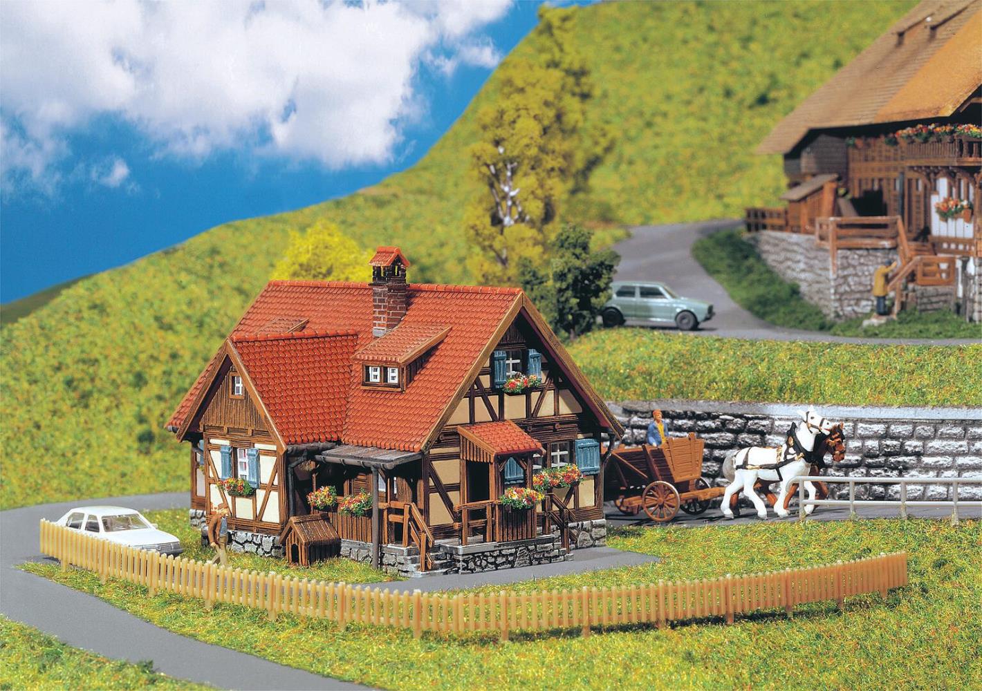 Faller 232340 Ländliches Fachwerkhaus 1:160 Spur N Bausatz Neu