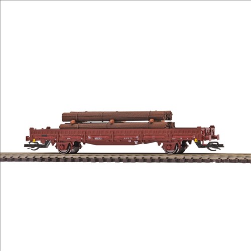 Busch 31517 Flachwagen Rungen Ks [3300] und Stahlbündel Spur TT
